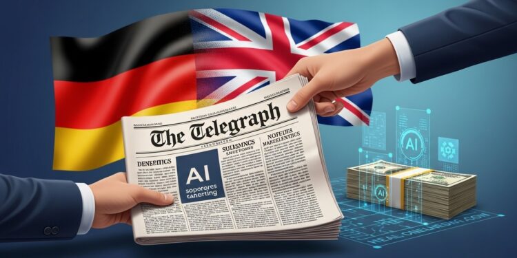 Axel Springer Rachète The Telegraph : Coup de Théâtre Médiatique - Viral Mag Le géant allemand Axel Springer acquiert The Telegraph pour 575 millions de livres écartant un concurrent britannique et garantissant lindépendance éditoriale du journal conservateur historique Viral Mag