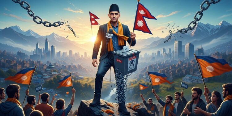 À 35 ans Balendra Shah ex rappeur et maire de Katmandou domine les élections législatives au Népal Son parti RSP mène largement annonçant un vent de changement radical face à lancienne garde   Viral Mag