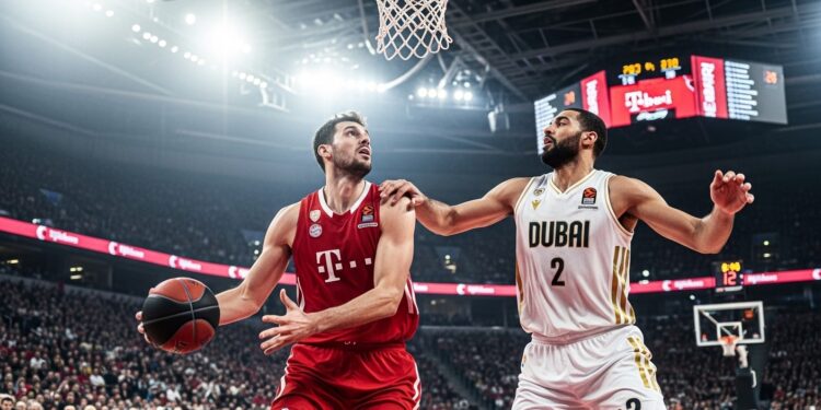 Ce soir à 20h30 Bayern Munich accueille Dubaï en Euroligue pour la 32e journée Analyse des forces en présence enjeux au classement et clés du match à ne pas manquer   Viral Mag