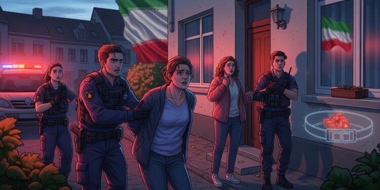 Une Belgo Iranienne et son fils interpellés à Saint Trond pour menace dattentat suicide lors dune manifestation anti régime iranien Détails sur cette affaire qui alarme la sécurité belge   Viral Mag