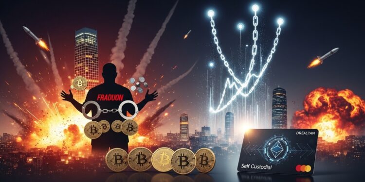 Bitcoin plonge à 63K suite aux frappes sur Téhéran avant rebond arrestation pour Ponzi 328M et lancement carte MetaMask US  le récap crypto choc de la semaine   Viral Mag