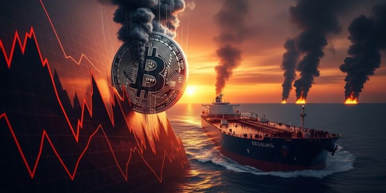 Le Bitcoin plonge sous les 73 000 $ face à la fermeture du détroit dHormuz un pétrole à plus de 100 $ et une inflation américaine tenace Analyse des impacts sur les cryptos et les actifs risqués   Viral Mag