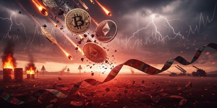 Les cryptomonnaies Bitcoin et Ethereum plongent alors que les tensions au Moyen Orient font grimper les prix du pétrole et secouent les marchés mondiaux Analyse des impacts et perspectives économiques   Viral Mag