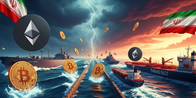 Bitcoin et Ethereum Chutent sur les Tensions au Détroit d’Ormuz - Viral Mag Les cryptomonnaies Bitcoin et Ethereum enregistrent une forte baisse alors que lIran accentue les risques de conflit au détroit dOrmuz Analyse des impacts géopolitiques sur les marchés financiers et crypto Viral Mag