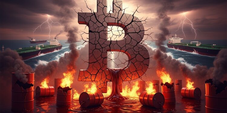 Le Bitcoin chute sous 70 000 $ alors que le pétrole explose de 60  suite aux tensions au détroit dOrmuz Analyse des impacts géopolitiques et macro sur les cryptos et perspectives investisseurs   Viral Mag