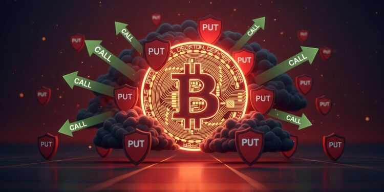 Le marché des options Bitcoin montre une prudence extrême avec un ratio putcall record depuis 2021 Analyse des primes et signaux de stabilisation malgré la correction   Viral Mag