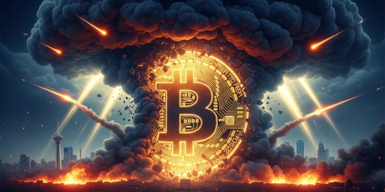 Bitcoin Rebondit Après les Frappes sur l’Iran - Viral Mag Le Bitcoin chute à 63 000 $ suite aux frappes US Israël sur lIran effaçant 128 milliards $ du marché crypto avant de rebondir au dessus de 66 000 $ Analyse de cette volatilité géopolitique Viral Mag