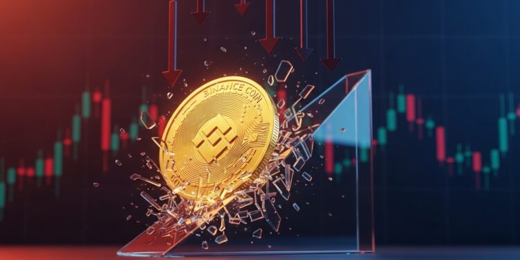 Le BNB confirme une cassure baissière dun coin ascendant après rejet à 657 $ Analyse technique détaillée niveaux clés à surveiller et perspectives pour les prochains jours   Viral Mag