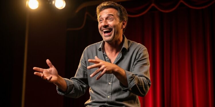 Découvrez pourquoi Booder revient au one man show après le cinéma et la réalisation Lhumoriste explique sa quête de liberté dexpression et son attachement au public dans une interview touchante   Viral Mag