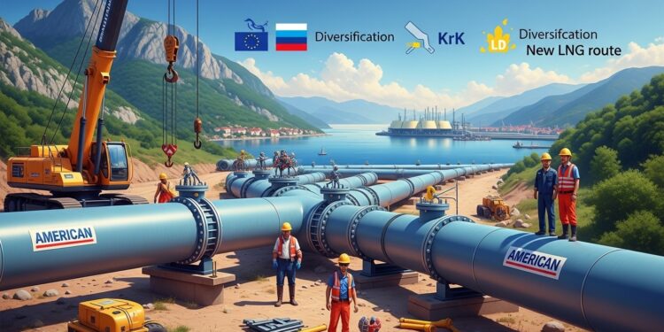 Une entreprise américaine est sélectionnée pour construire un gazoduc reliant la Bosnie à la Croatie et au terminal GNL de Krk réduisant drastiquement sa dépendance au gaz russe Un projet clé pour la sécurité énergétique des Balkans   Viral Mag