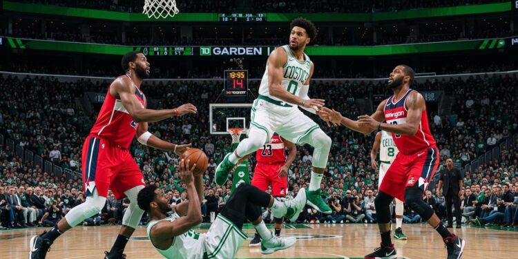 Découvrez lanalyse complète du choc Boston Celtics   Washington Wizards du 14 mars 2026 au TD Garden Forces en présence enjeux et clés du match NBA à ne pas manquer   Viral Mag