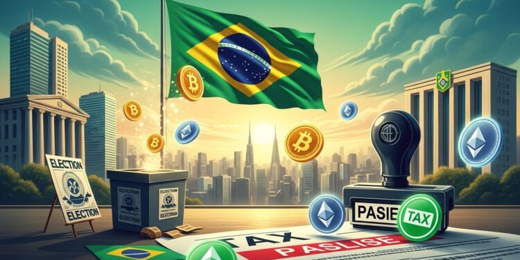 Brasil Reporte Crypto Tax Consultation - Viral Mag Le Brésil met en pause sa consultation sur la fiscalité des cryptomonnaies pour éviter les controverses en année électorale Focus sur les réformes et lélection présidentielle doctobre 2026 Viral Mag