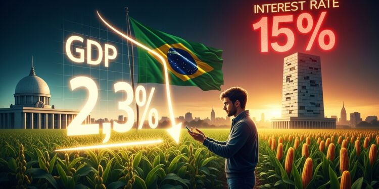 Léconomie brésilienne ralentit à 23 en 2025 après 34 en 2024 freinée par des taux élevés à 15 Agriculture record sauve la mise inflation maîtrisée   Viral Mag