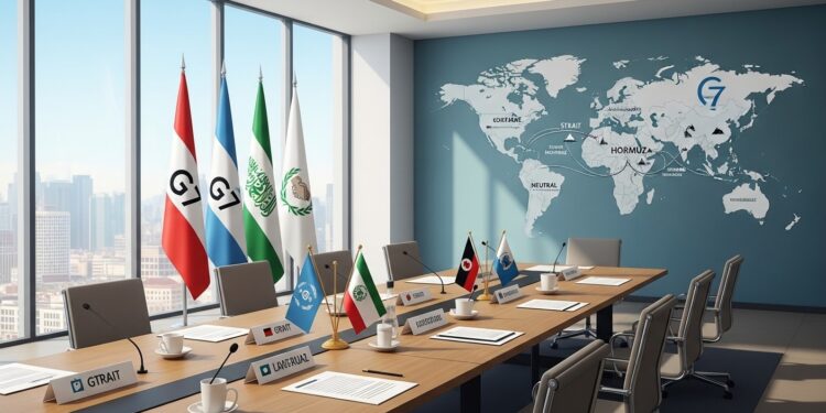 Canada Pousse le G7 pour une Désescalade Collective au Moyen-Orient - Viral Mag La ministre canadienne Anita Anand appelle le G7 à soutenir une désescalade au Moyen Orient et à préserver le détroit dOrmuz Décryptage des enjeux diplomatiques économiques et humanitaires de cette crise Viral Mag