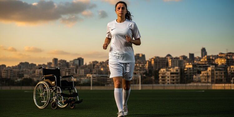 Découvrez lhistoire bouleversante de Céline Haidar espoir du football libanais gravement blessée dans un bombardement Son réveil miraculeux et sa détermination à retrouver une vie normale touchent profondément   Viral Mag
