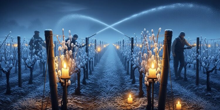 Chablis Affronte le Gel Nocturne pour Sauver son Vignoble - Viral Mag À Chablis vignerons bourguignons luttent toute la nuit contre un gel à 6°C menaçant les bourgeons précoces Découvrez leurs stratégies de protection et limpact du dérèglement climatique sur les vins blancs emblématiques Viral Mag