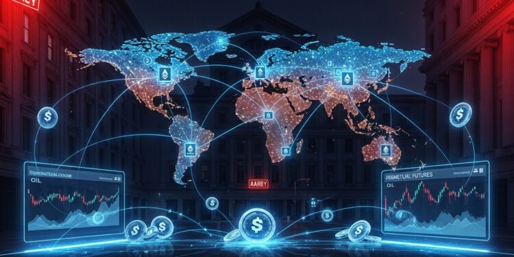 Choc Géopolitique : Pourquoi la Finance Migre Vers la Blockchain - Viral Mag Un choc géopolitique majeur a révélé la puissance des marchés on chain 247 Bitwise explique pourquoi la finance traditionnelle pourrait basculer rapidement vers la blockchain Viral Mag