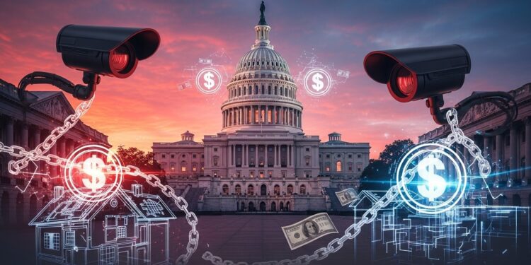 Congrès et CBDC : Une Interdiction Temporaire Cachée dans le Projet de Loi sur le Logement - Viral Mag Le Sénat américain a adopté un vaste projet de loi sur le logement incluant une interdiction temporaire de la monnaie numérique de banque centrale jusquen 2031 Un économiste alerte sur les risques pour les libertés et le dollar Viral Mag