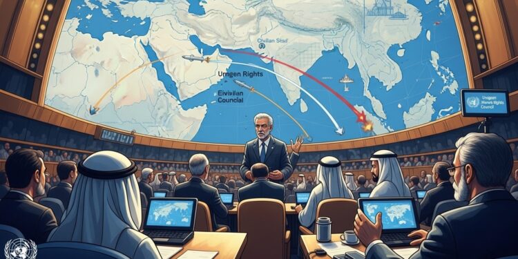 Le Conseil des droits de lhomme de lONU se réunit mercredi en urgence pour examiner les frappes iraniennes sur les pays du Golfe et leurs lourdes conséquences humanitaires Un débat tendu opposant les États arabes à Téhéran   Viral Mag