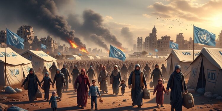 Lagence ONU pour les réfugiés déclare la guerre au Moyen Orient crise humanitaire majeure avec des millions de déplacés Urgence régionale immédiate et défis en Iran   Viral Mag