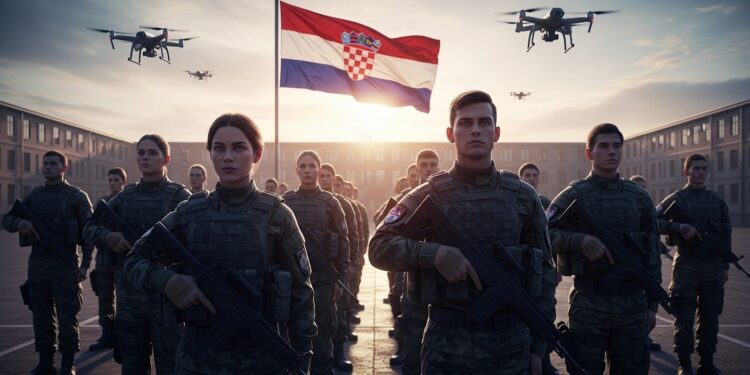 La Croatie réintroduit le service militaire après 18 ans dabsence Les premiers conscrits entament deux mois de formation pour renforcer la défense nationale face aux menaces actuelles   Viral Mag