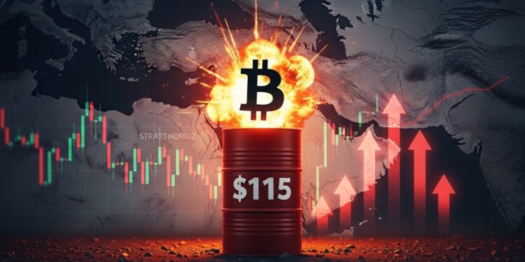 Les cryptomonnaies chutent violemment tandis que le pétrole bondit à 115$ suite aux tensions au Moyen Orient Focus sur limpact du conflit iranien et du rapport inflation US imminent   Viral Mag
