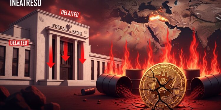 La Fed repousse ses baisses de taux à septembre suite aux tensions géopolitiques et à linflation dopée par le pétrole Quel impact sur Bitcoin et les cryptos  Analyse complète   Viral Mag