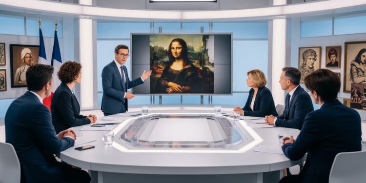 Cyril Hanouna senflamme contre Aya Nakamura pour sa photo osée devant la Joconde  respect du patrimoine ou simple buzz  Le débat divise et révèle un fossé générationnel   Viral Mag