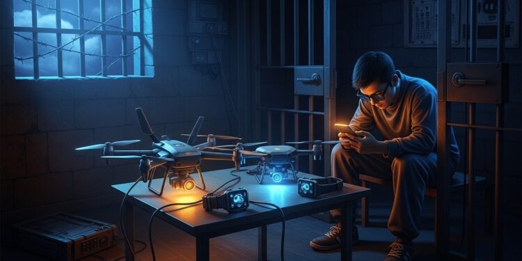 Un détenu orchestre depuis sa prison un trafic audacieux de drones et montres connectées indétectables Découvrez comment ce business illégal a été démantelé et ce que cela révèle sur la sécurité carcérale   Viral Mag