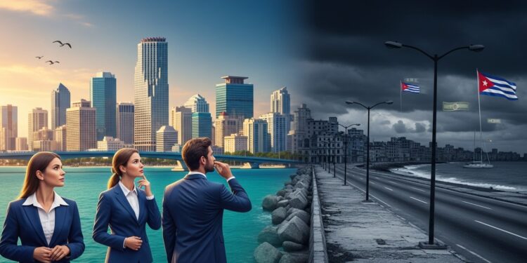 Diaspora Cubaine à Miami Face à l’Ouverture Économique - Viral Mag Entrepreneurs cubains de Miami réagissent avec scepticisme à lannonce de La Havane autorisant les investissements de la diaspora dans un contexte de crise économique et énergétique aiguë sur lîle Viral Mag
