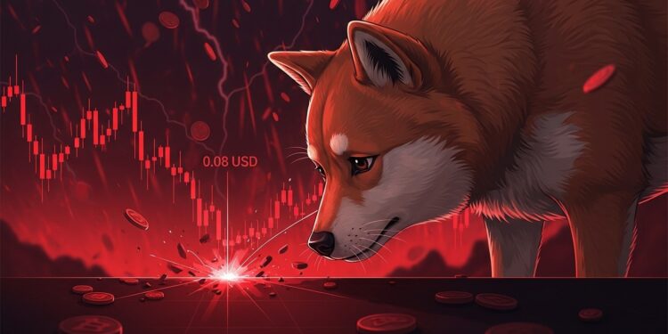 Dogecoin Face Capitulation Sous 0,08 $ ? Analyse Critique - Viral Mag Dogecoin sous pression vendeuse intense risque de chute sous 008 $ avec structure baissière confirmée Support clé menacé capitulation possible ou rebond inattendu Découvrez lanalyse détaillée Viral Mag