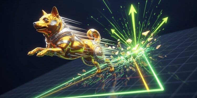 Découvrez pourquoi le Dogecoin approche dun breakout haussier majeur dun triangle symétrique Analyse technique sentiment dérivés et défis ETF pour un rebond vers 117   Viral Mag