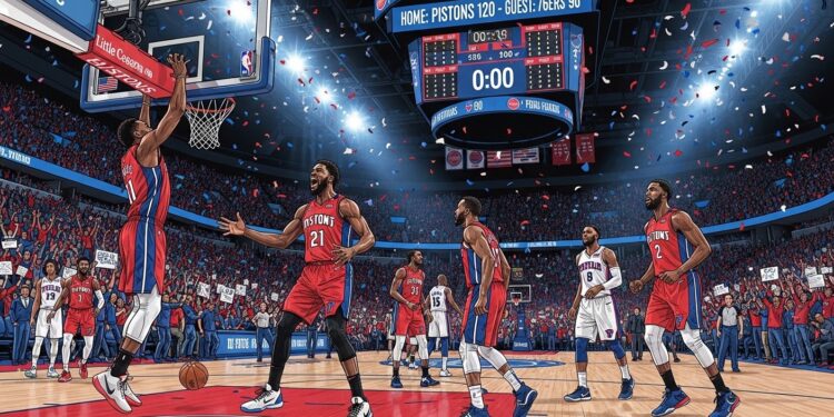 Les Detroit Pistons écrasent les Philadelphia 76ers 120 90 le 13 mars 2026 Analyse complète des performances stats clés et impact sur la saison NBA 2025 2026   Viral Mag
