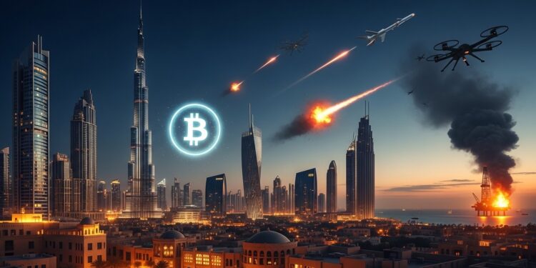 Dubaï Crypto Hub Face aux Risques Géopolitiques Iran - Viral Mag Comment le conflit Iran USA Israël secoue Dubaï hub crypto majeur chute immobilière or décoté pétrole explosif et Bitcoin comme refuge mobile en 2026 Viral Mag