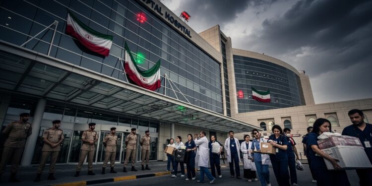 Dubaï Ferme l’Hôpital Iranien : Tensions Explosives - Viral Mag Les Émirats arabes unis ordonnent la fermeture soudaine dun hôpital géré par le Croissant Rouge iranien à Dubaï suite aux attaques répétées de Téhéran Récit des employés et conséquences humaines Viral Mag