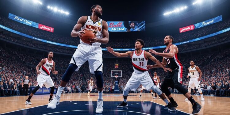 Duel Explosif : Nuggets vs Trail Blazers ce Soir - Viral Mag Découvrez lanalyse complète du choc NBA Denver Nuggets Portland Trail Blazers du 22 mars 2026 à Ball Arena enjeux stars tactiques et pronostics pour ce match de division captivant Viral Mag