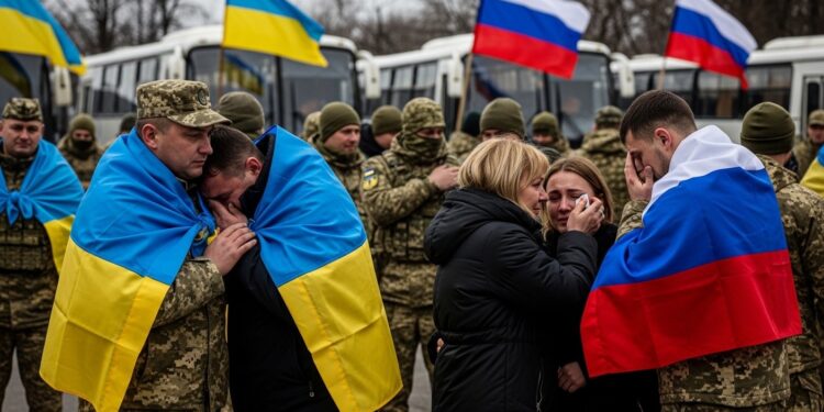Kiev et Moscou échangent 200 prisonniers chacun ce 5 mars 2026 première étape dun accord pour 500 par camp Émotions fortes et espoir humanitaire au cœur du conflit   Viral Mag