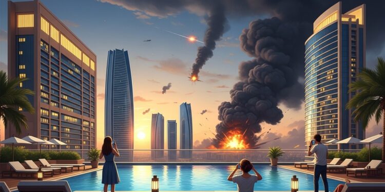 Des touristes bloqués à Abou Dhabi ont vécu entre luxe hôtelier et peur des missiles iraniens Récits poignants dun week end surréaliste au cœur des tensions au Moyen Orient   Viral Mag