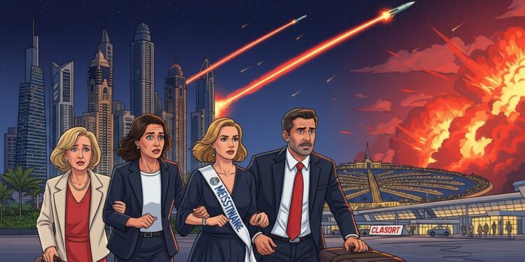 Découvrez pourquoi Élodie Gossuin a fui Dubaï en urgence tandis que dautres influenceurs français restent interdits de départ à cause dun travel ban au cœur du conflit au Moyen Orient   Viral Mag