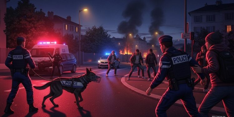 Après la morsure dun jeune par un chien de la police municipale à Rillieux la Pape des émeutes éclatent Le maire dénonce les mensonges du député LFI Abdelkader Lahmar et clarifie les faits pour apaiser les tensions dans cette commune de la métropole de Lyon   Viral Mag