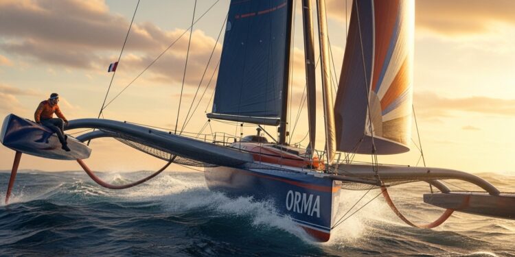 Découvrez le projet ambitieux dÉric Péron pour la Route du Rhum 2026 au départ de Saint Malo  retour spectaculaire sur un trimaran Orma mythique French Touch dans la catégorie Vintage Multi Passion défi et histoire   Viral Mag