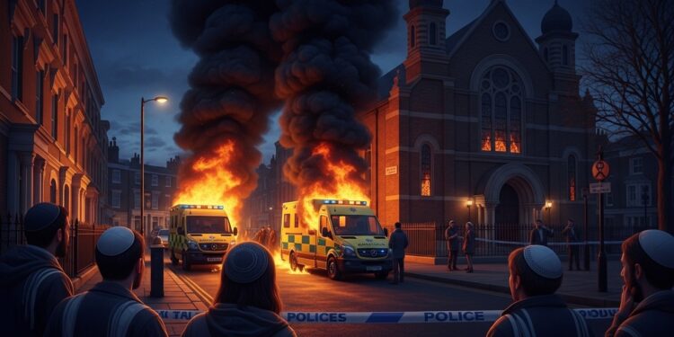 À Golders Green lincendie criminel de quatre ambulances communautaires juives choque la population Témoignages poignants sur la montée de la haine antisémite à Londres et linquiétude grandissante des résidents   Viral Mag