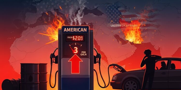 La guerre menée par les États Unis contre lIran fait grimper les prix de lessence au dessus de 3 dollars le gallon menaçant linflation et le moral des électeurs avant les midterms Découvrez les conséquences économiques   Viral Mag