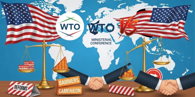 États-Unis Défient l’OMC : Une Réforme Inévitable ? - Viral Mag Le représentant américain au Commerce Jamieson Greer présente la politique de Washington comme une réponse aux déséquilibres de lOrganisation mondiale du commerce lors de la conférence ministérielle à Yaoundé Analyse des enjeux pour le commerce international Viral Mag