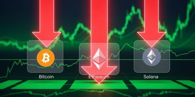 Les ETF Bitcoin Ethereum et Solana affichent des sorties nettes le même jour mais les prix restent solides et les flux hebdomadaires positifs Rotation ou alerte  Analyse complète du marché crypto en mars 2026   Viral Mag