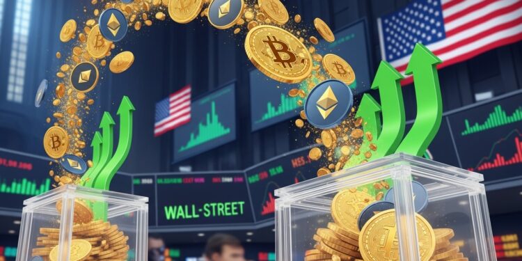 Les ETFs spot Bitcoin Ethereum et Solana enregistrent de forts inflows quotidiens aux US Découvrez pourquoi les institutions reviennent en force malgré la volatilité persistante   Viral Mag