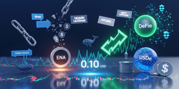 Le token ENA dEthena oscille autour de 010 $ avec un marché dynamique Découvrez comment les déblocages de tokens les retraits de baleines et lactivité sur les dérivés influencent le protocole de dollar synthétique USDe dans lunivers DeFi   Viral Mag