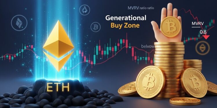 Le prix dEthereum oscille près de 2150 dollars tandis que le ratio MVRV tombe sous 08 signalant une opportunité dachat générationnelle Bitmine accumule massivement et les analystes anticipent un rebond puissant   Viral Mag