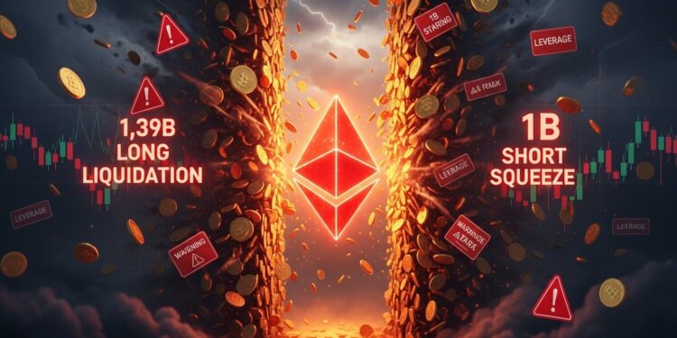 Le marché des dérivés Ethereum senflamme avec 139 milliard $ de positions longues menacées sous 2210 $ Découvrez pourquoi ETH reste piégé entre deux murs de liquidations explosives   Viral Mag
