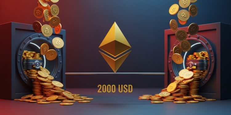 Ethereum chute vers 2000 $ mais les retraits records dexchanges signalent un possible retournement Analyse technique et on chain pour comprendre si le support tiendra ou si la baisse saccentue   Viral Mag